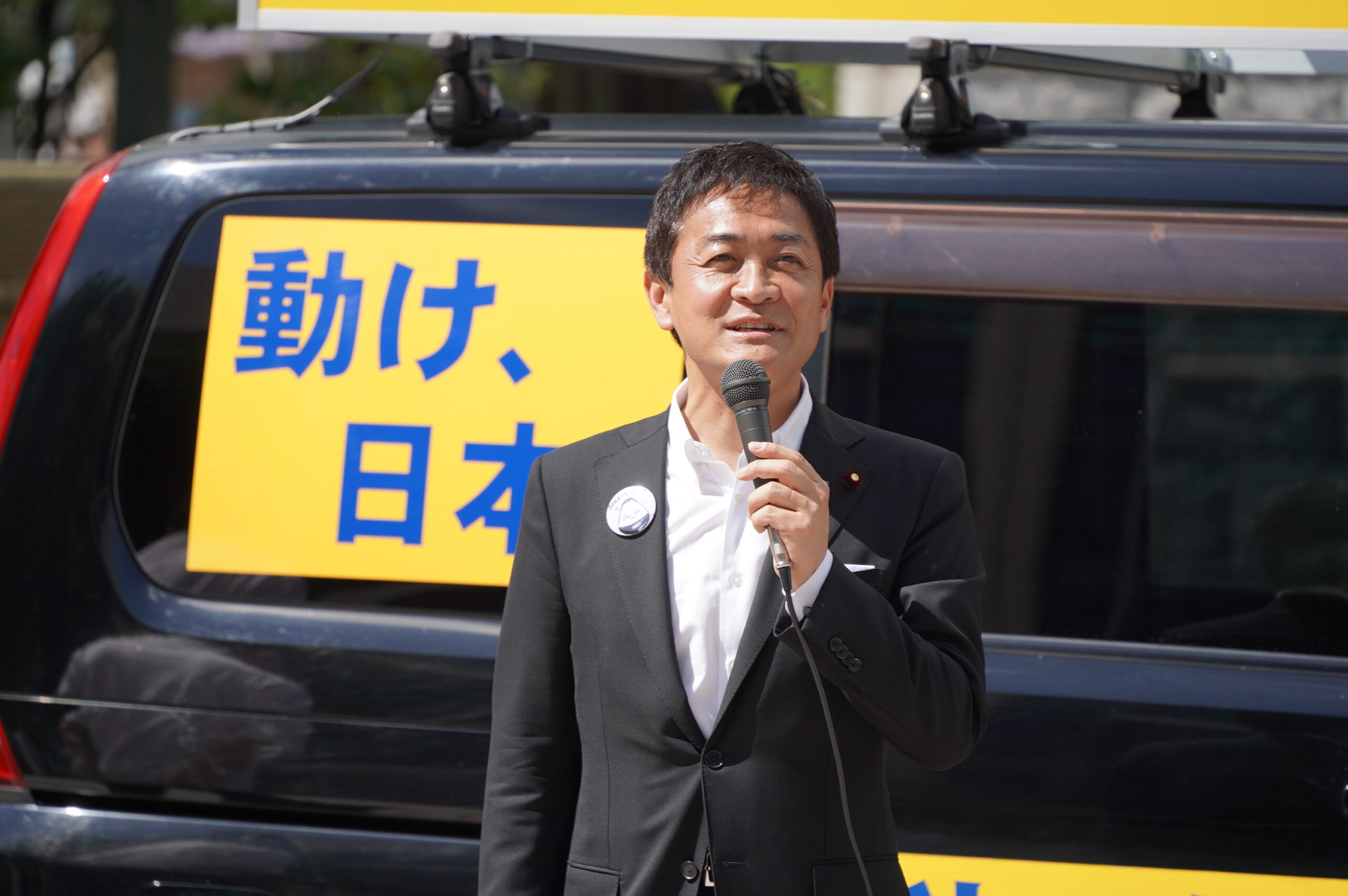 【福島】「一緒に上に行ける社会をつくりたい」玉木代表が全国キャラバンで福島県を訪問