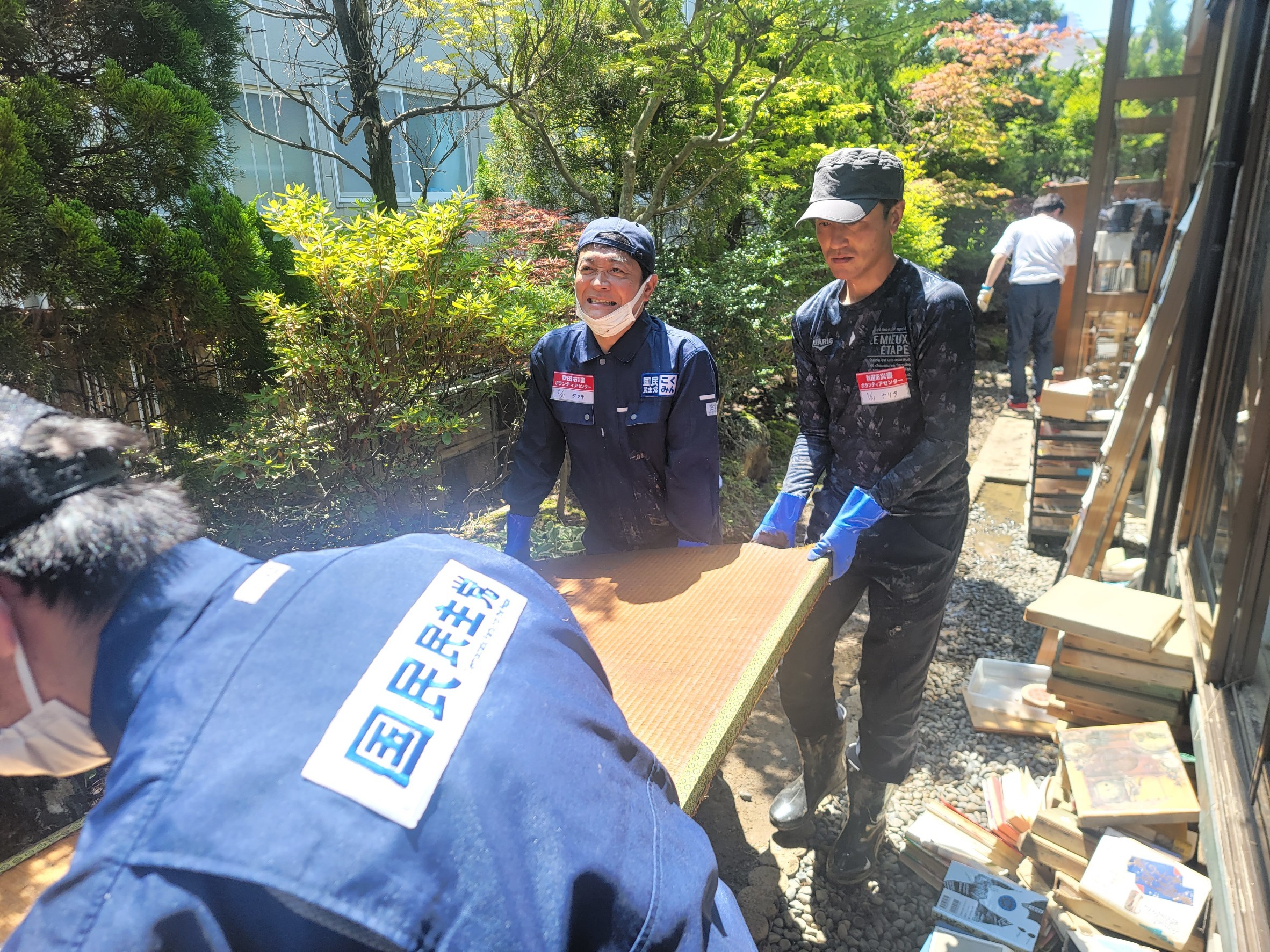 【災害対策本部】豪雨被害を受け玉木代表らが全国でボランティア活動を実施