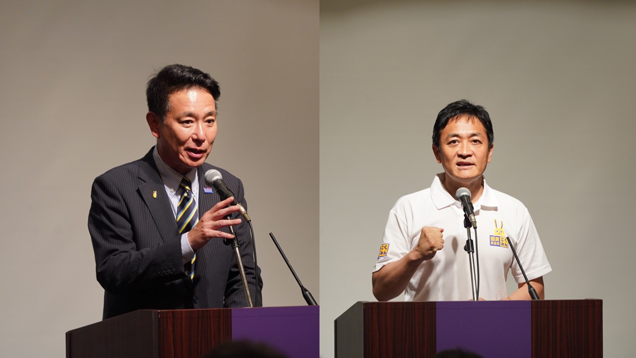 【代表選・大阪】玉木・前原両候補が「財政・金融」について討論