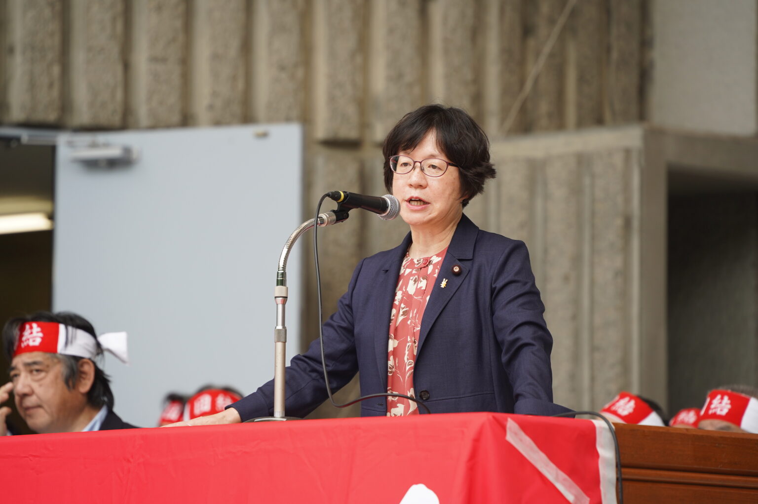 舟山議員が全建総連「6.25賃金・単価引き上げ、予算要求中央総決起大会」で挨拶