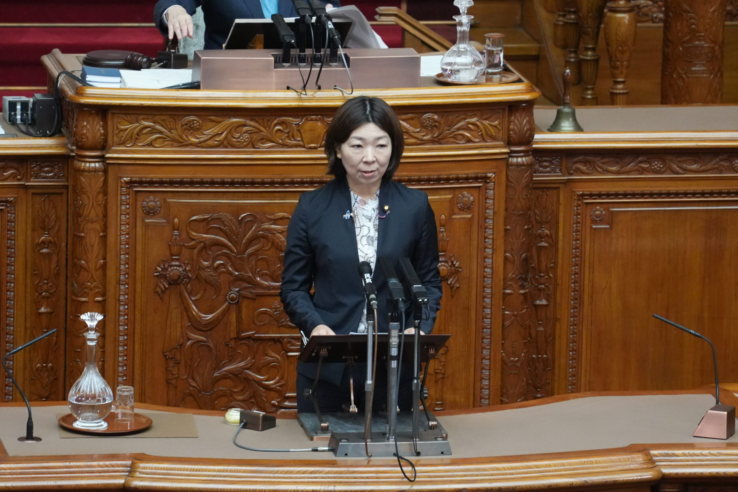 【参本会議】堂込麻紀子議員が国旗損壊処罰法に対する賛成討論で登壇
